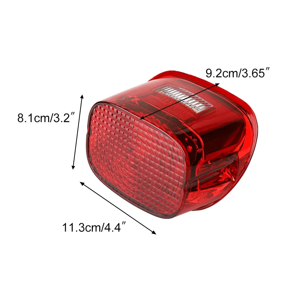 LED Tail Light Rear Flash Brake Light Driving Light with License Plate Lamp for 1999-Up Big Twin or Sportster models by InterCyprus Trading Ltd