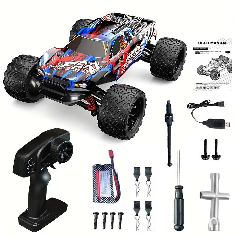1:16 RC Car LED 4WD &ndash; High Speed Drift Up To 40kmh Pro C-red / CHINA