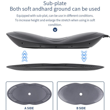 Multi-Level Back Vibration Electric Waist Massager with Heat Therapy