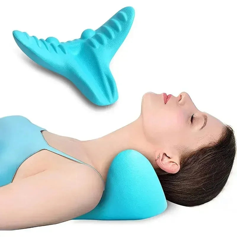 Neck And Shoulder Relaxer Cervical Traction Device &ndash; Relief