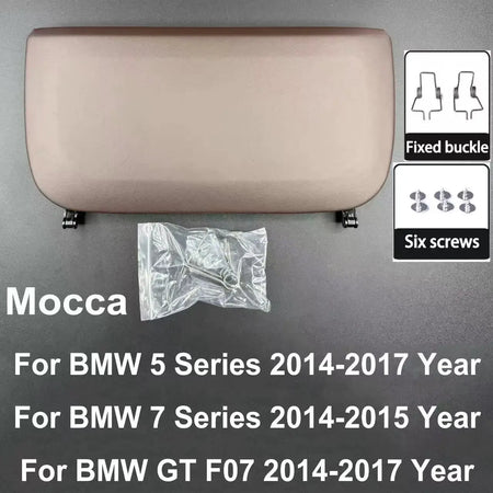 For BMW 5 7 GT Series 2009-2017 F10 F11 F01 F02 F07 Car Seat Back Panel Leather Backrest Storage Pocket Cover by InterCyprus Trading Ltd
