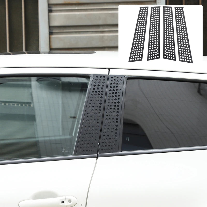 Алюминиевый черный декоративный элемент стойки для Nissan Juke Infiniti ESQ