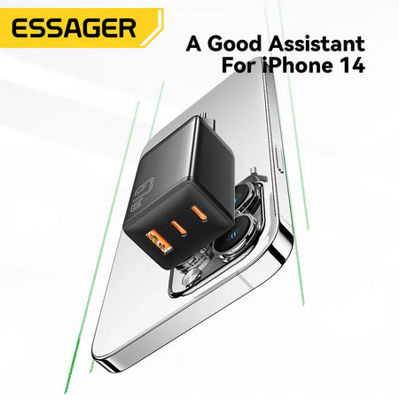 Essager 65W GaN USB C Charger &ndash; Ultra Fast Charging