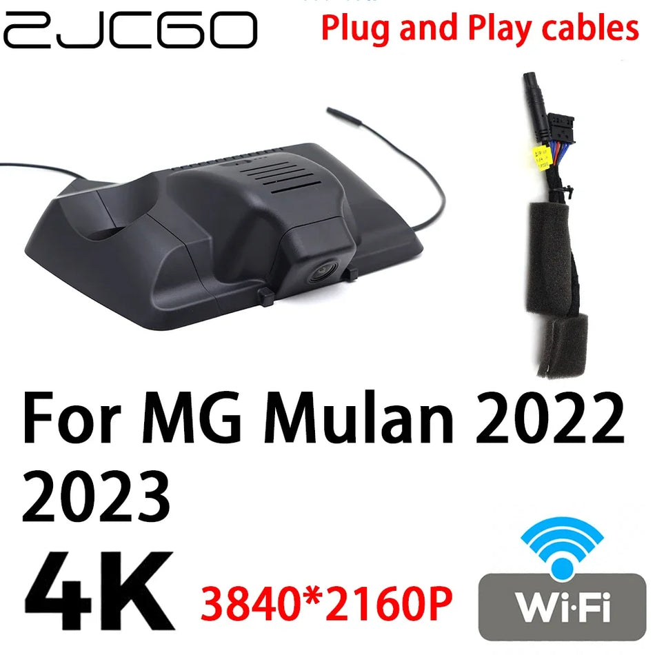 MG Mulan 2022 2023 Telecamera da Cruscotto 4K 2160P Registratore Video, Plug and Play