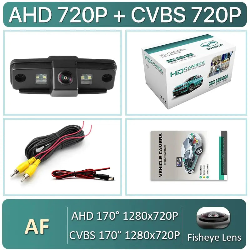 CCD AHD1080P Night Vision Car License Plate Light Rear View Camera For Subaru Forester Outback Impreza Toyota Prado 2010-2014 by InterCyprus Trading Ltd