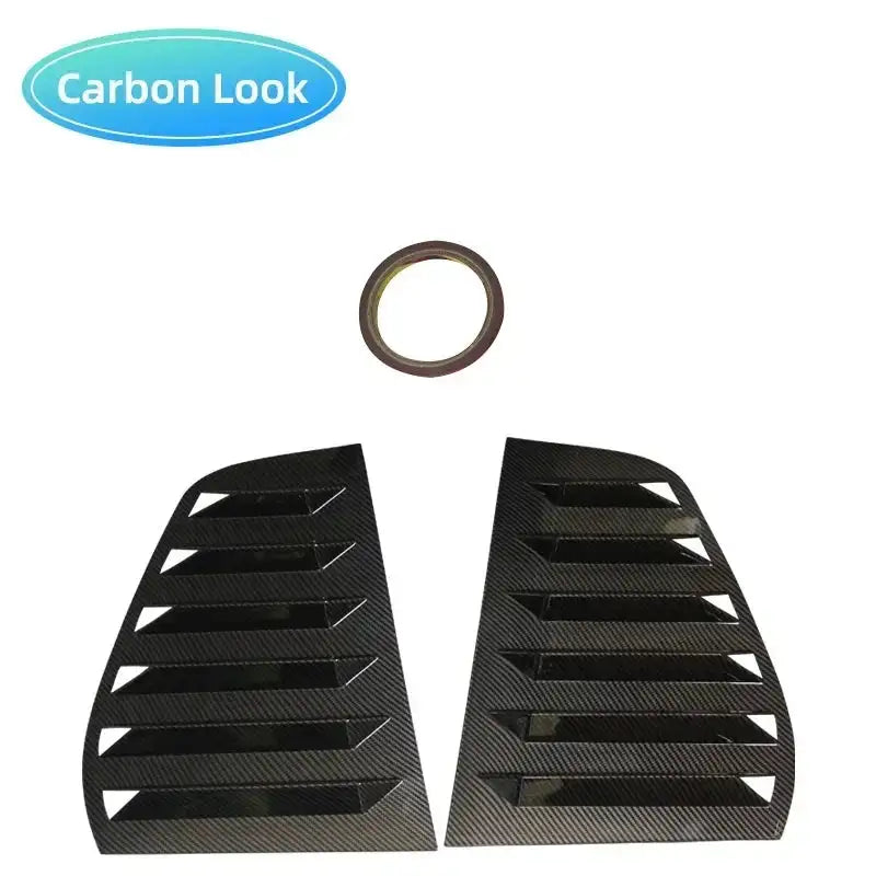 Pair ABS Carbon Fiber Window Trim For VW Golf MK5 MK6 MK7 Golf 6 Carbon Look