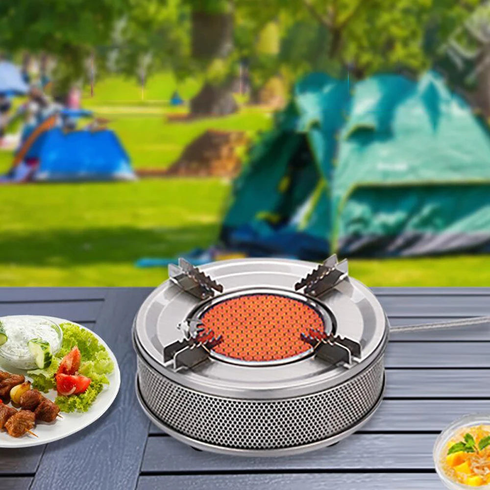 Portable Camping Gas Stove &ndash; Lightweight Windproof Design