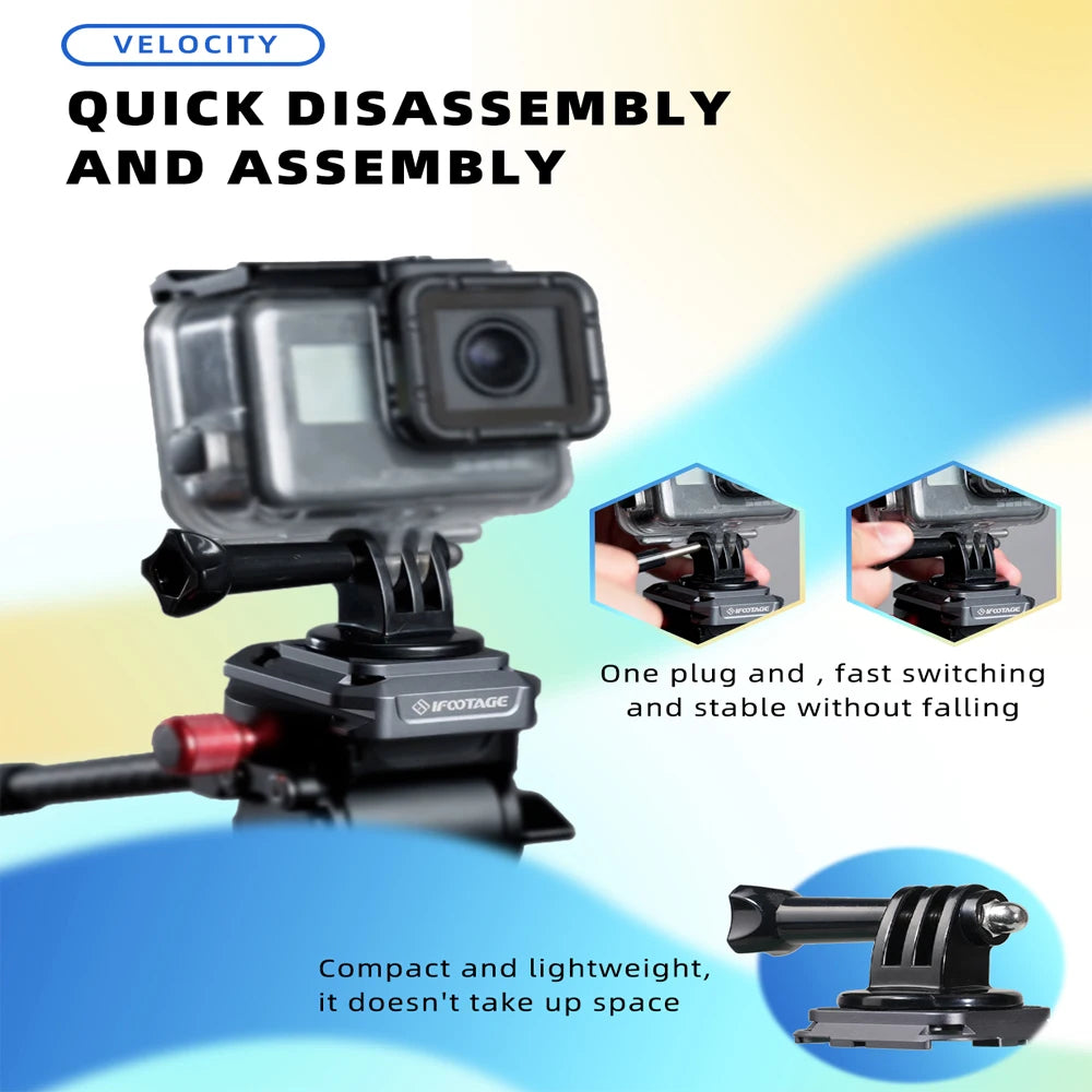 IFOOTAGE Q38 Aluminum Quick Release Plate &ndash; Ultra Light
