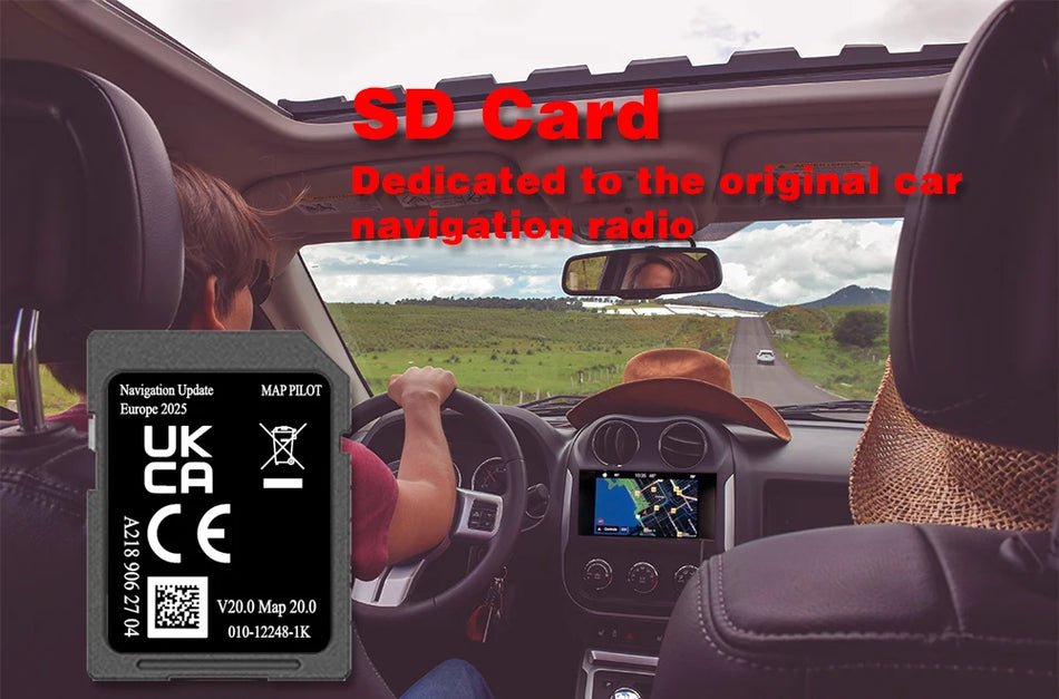 Mercedes CLA 2014 Garmin V20 Europe Map Update SD Card - GPS A2189062704 (32GB)