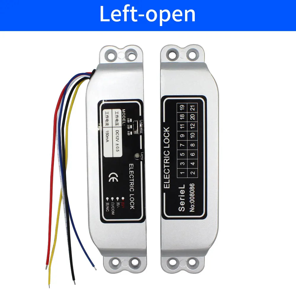 B1L-NC &ndash; DC 12V Fail Safe Mortise Lock With Feedback left open