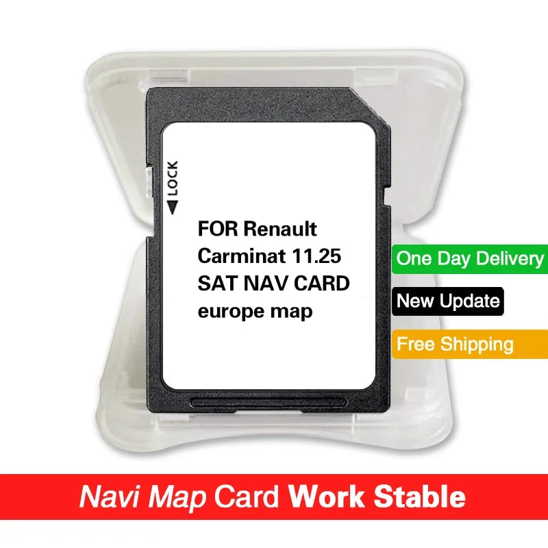 Carminat 11.25 Sat Nav &ndash; Europe Maps 8GB SD Card Pro CHINA / Carminat 11.25