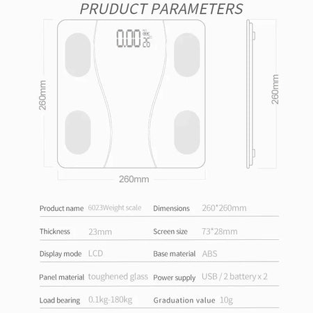 2026 Smart Bluetooth Weight Scale &ndash; App Connected Health