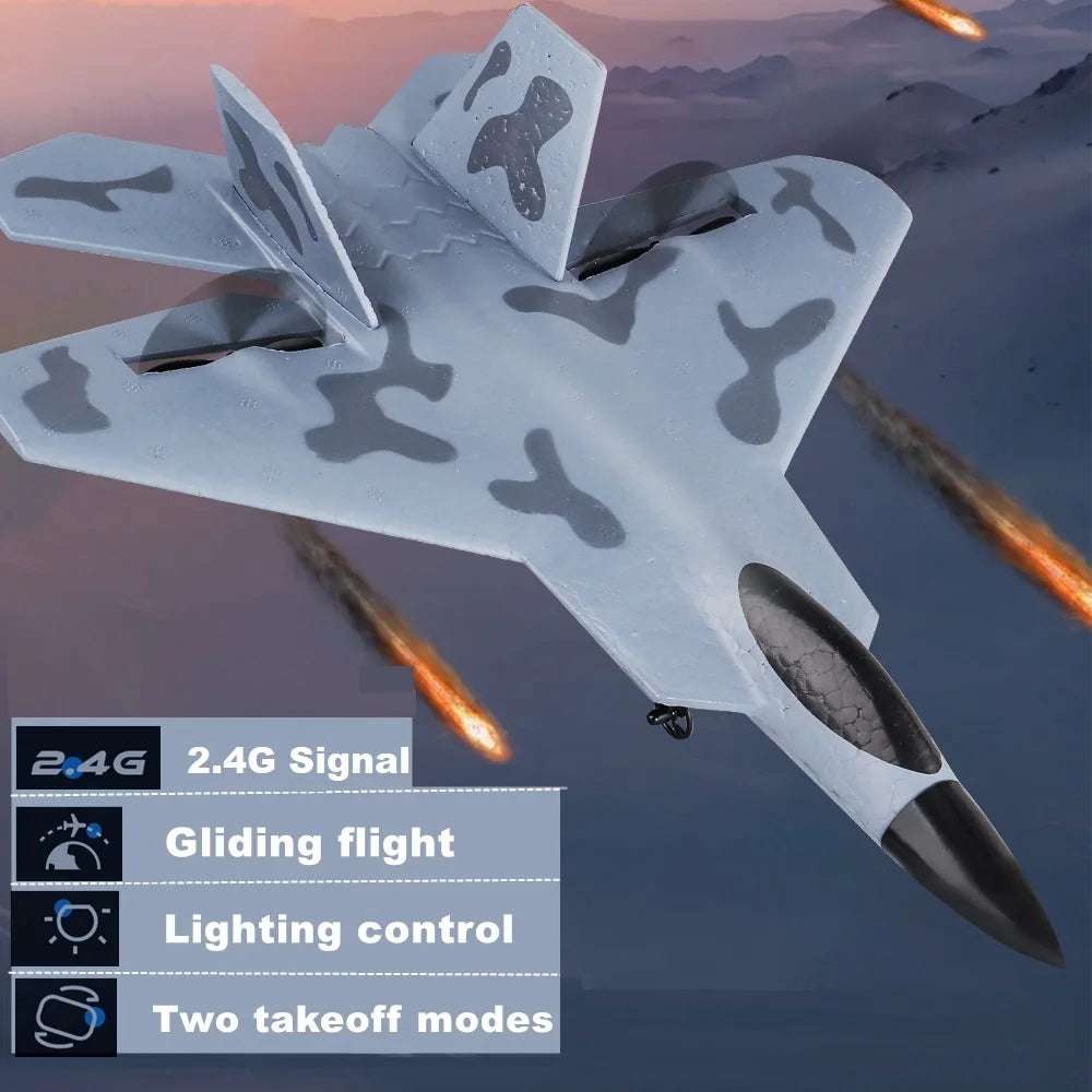 Z58 EPP Camouflage RC Plane - 2.4G Remote Control Aircraft for Kids