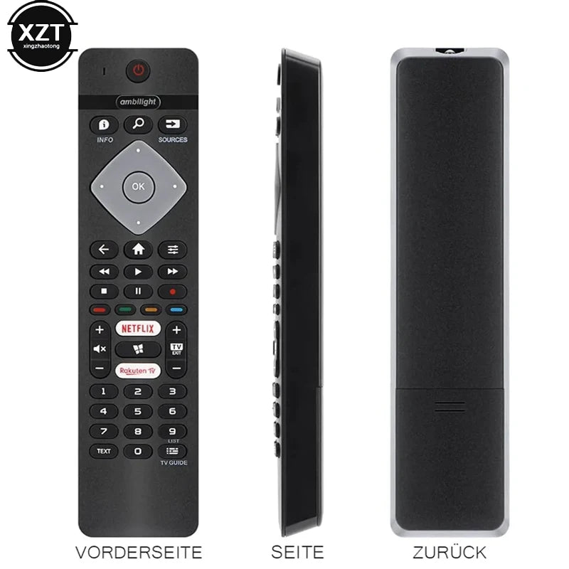 Remote Control Replacement for Philips Ambilight 4K Smart LED TVs - Models 75PUS6754/12, 65PUS6754/12, 65PUS6704/12, 55PUS6754