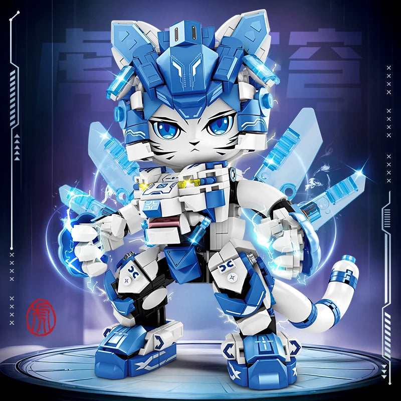 Panda Zodiac Building Blocks Gift Set &ndash; 12-in-1 Figures Tiger / with box / CHINA