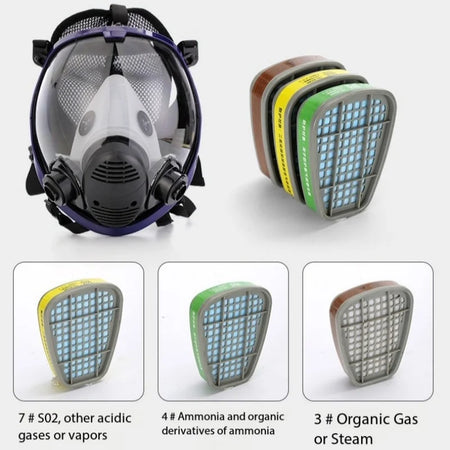 6800 Ball Type Full Face Mask &ndash; Maximum Chemical Protection