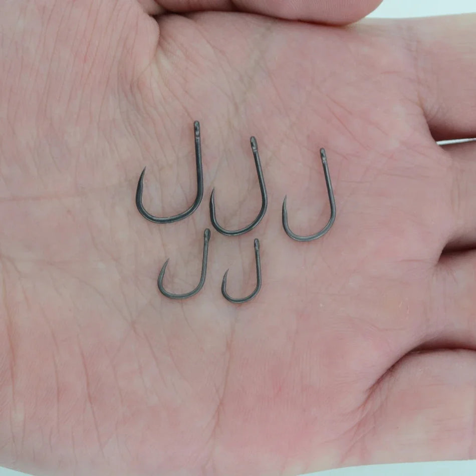 Hirisi PTFE Gecoate 50st Hoge Koolstof Barbless Haken 8002