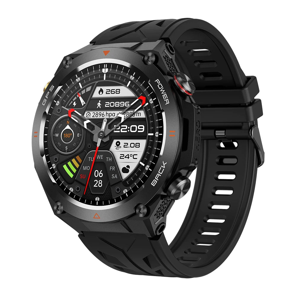 2024 COLMI V75 GPS Smart Watch &ndash; Ultra HD Display With GPS black
