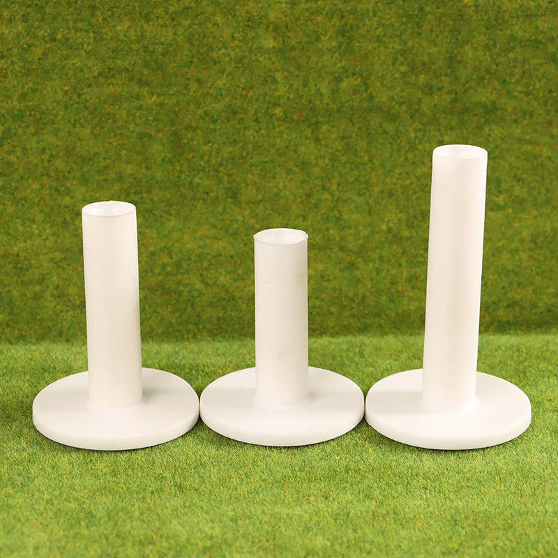 Portatacchetti da golf in gomma resistente per campo pratica con quattro altezze