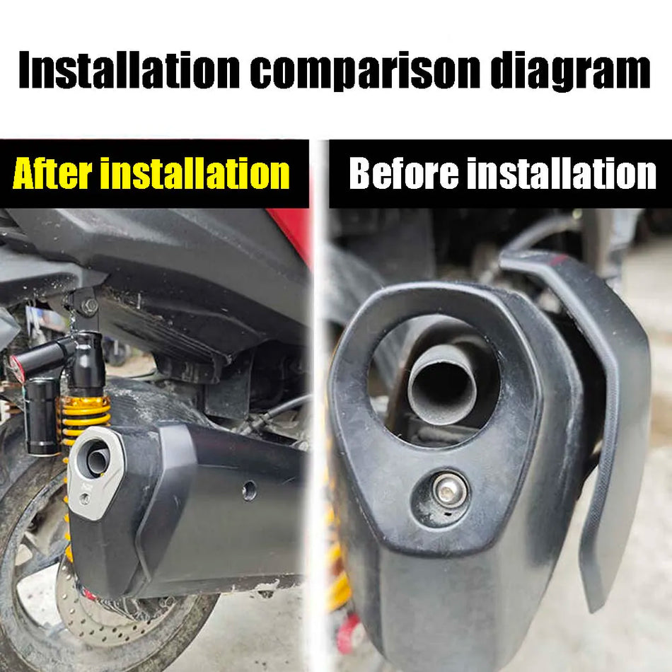 Προστατευτικό Θερμότητας Εξάτμισης Yamaha Tricity 300, Κατασκευασμένο από CNC Αλουμίνιο, Ανθεκτικό Αξεσουάρ Μοτοσυκλέτας