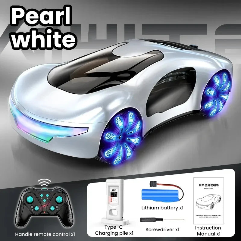 4Wd RC Drift Car Remote Control EV Model 8CH - Gesture Sense RC white