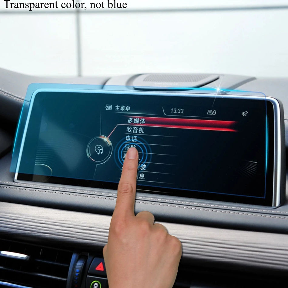 Protezione per schermo per il display di navigazione BMW X5 X6 2014-2018, PVC trasparente, guida a sinistra