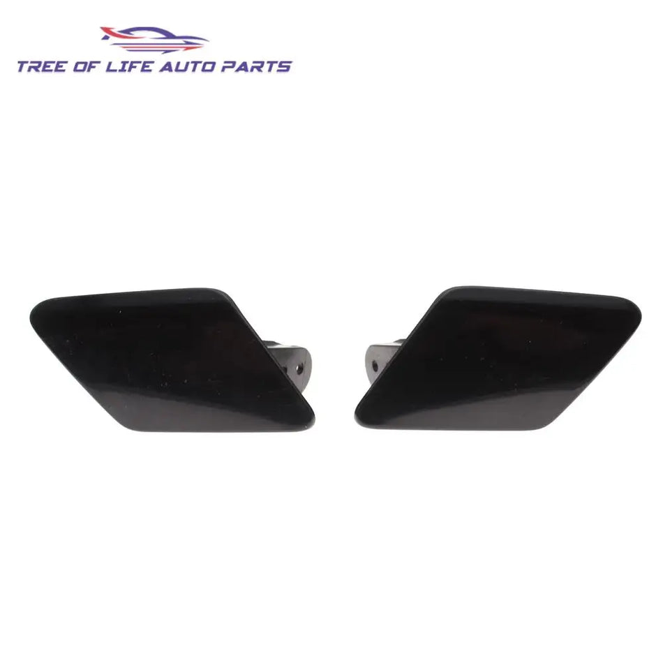 Headlamp Washer Nozzle Caps for BMW F30 F31 3 Series Front Bumper Plastic Set of Two