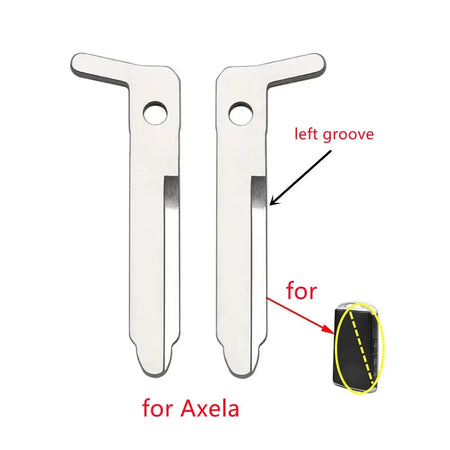 10pcs/lot Emergency Insert Small Smart Key Blade for Mazda CX-30 Axela Uncut by InterCyprus Trading Ltd