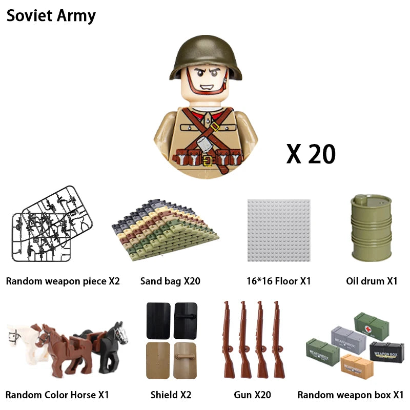 Military Building Blocks &ndash; Compatible With Lego Bricks