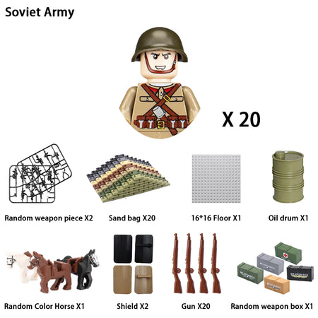 Military Building Blocks &ndash; Compatible With Lego Bricks