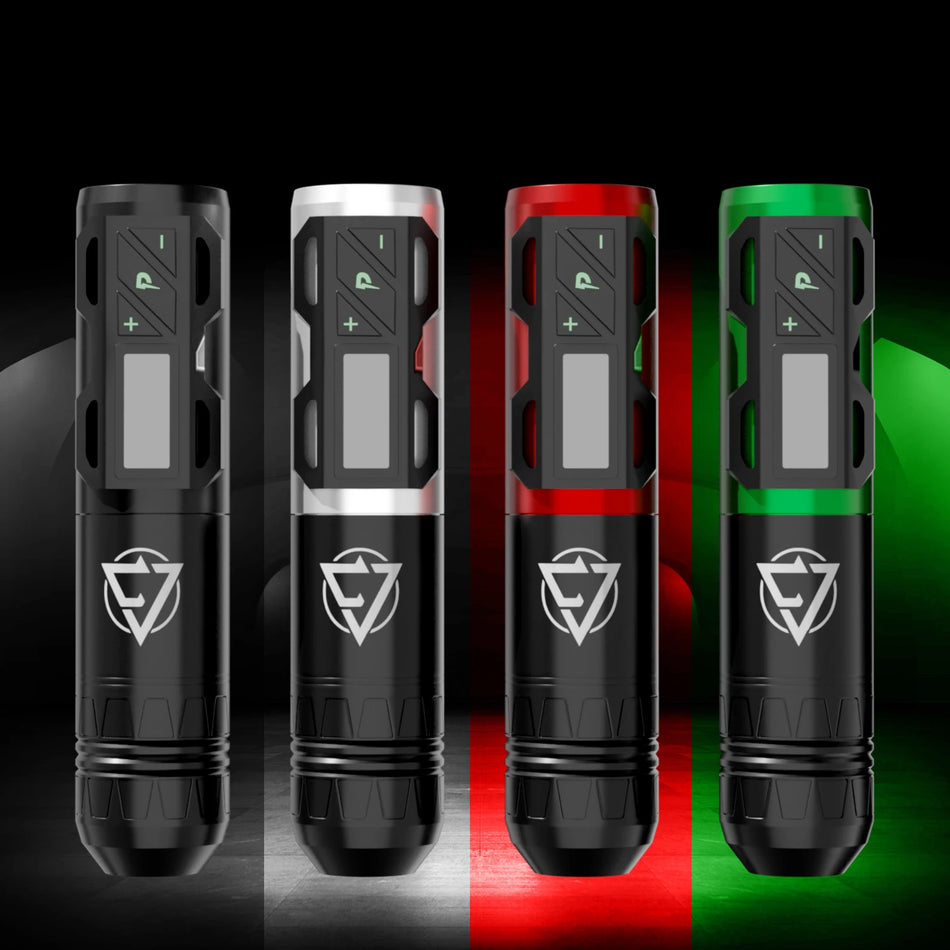 Bezvadu tetovēšanas pildspalva 1800mAh USB LED displejs