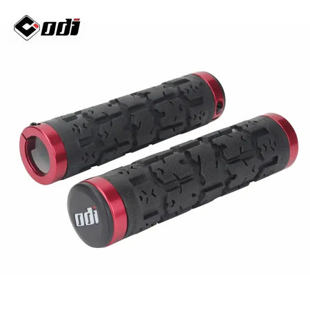 ODI Lock on Bicycle Handlebar Grips Soft Ergonomics Bike Handlebar Grip Ultralight MTB Grips Lock Ring Bicycle Handles Bike Part by InterCyprus Trading Ltd