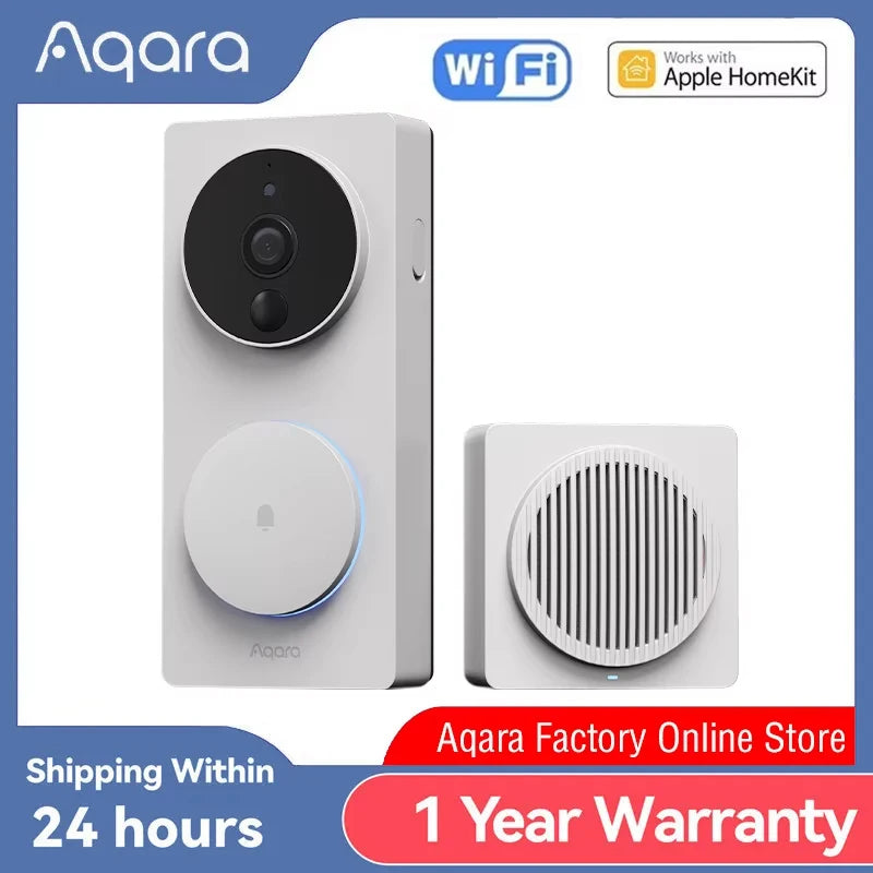 Aqara inteligentný video zvonček G4 1080P HD WiFi podporuje Homekit