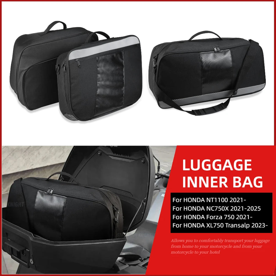 Εσωτερική Τσάντα Κορυφαίου Κουτιού Honda Forza 750 για NT1100 NC750X XL750 Transalp, Τσάντα Αποθήκευσης Μπαγκαζιού Μοτοσυκλέτας