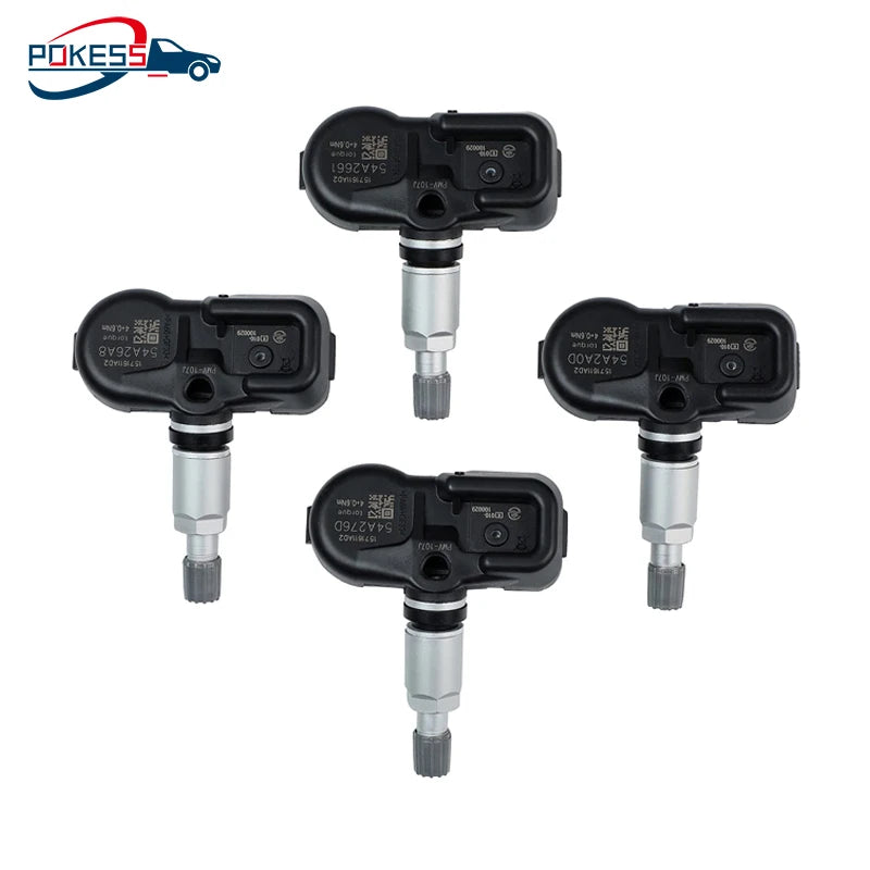 Set TPMS senzora s crnim aluminijskim ventilima za Toyota RAV4 2005-2012 315MHz