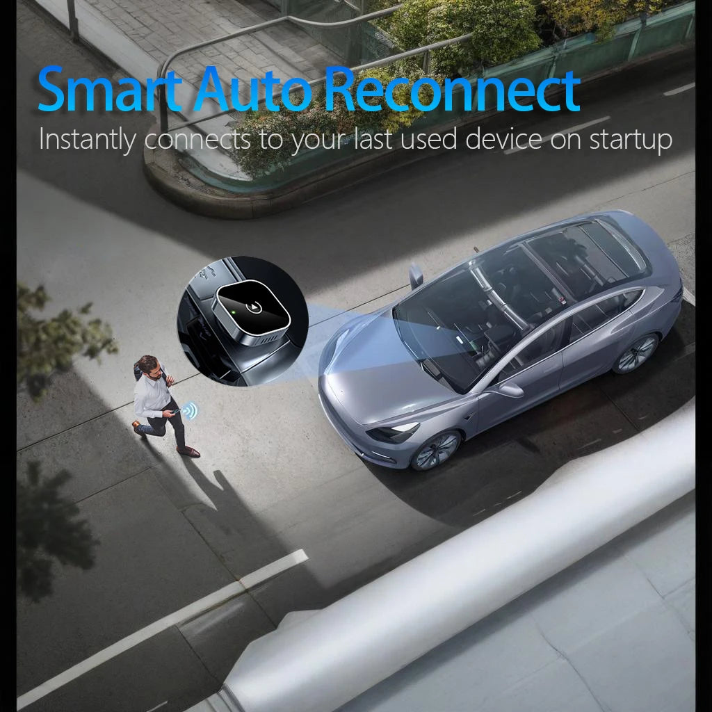 Pionray 2in1 Wireless CarPlay &amp; Android Auto Adapter for Smart Cars