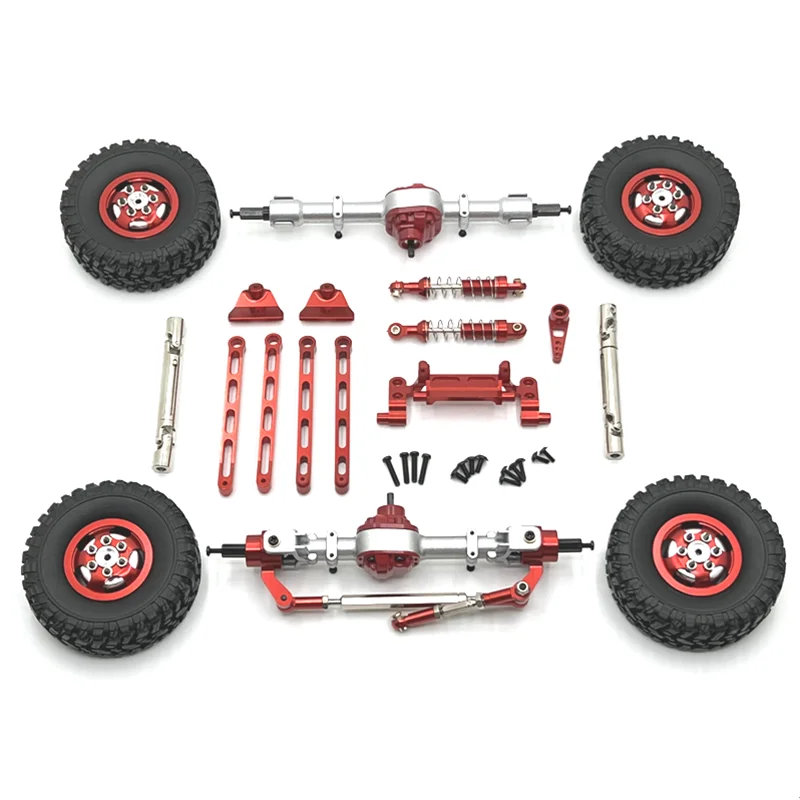 Upgraded MN82 RC Car &ndash; 2.4G 4WD Off-Road Performance 853 Metal Parts Set