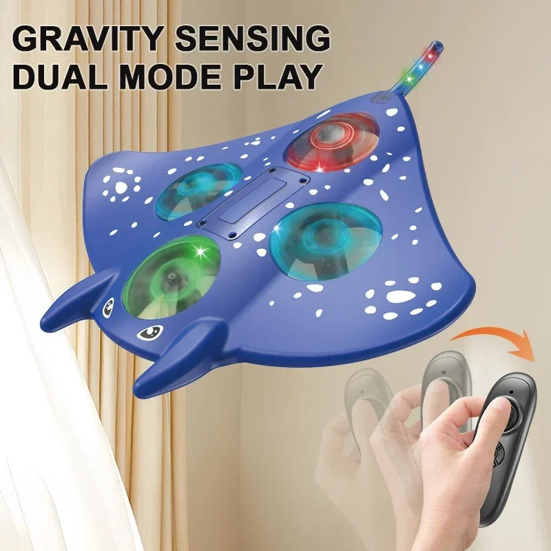 RC Manta Foam Glider &ndash; LED Night Flight Lights for Kids