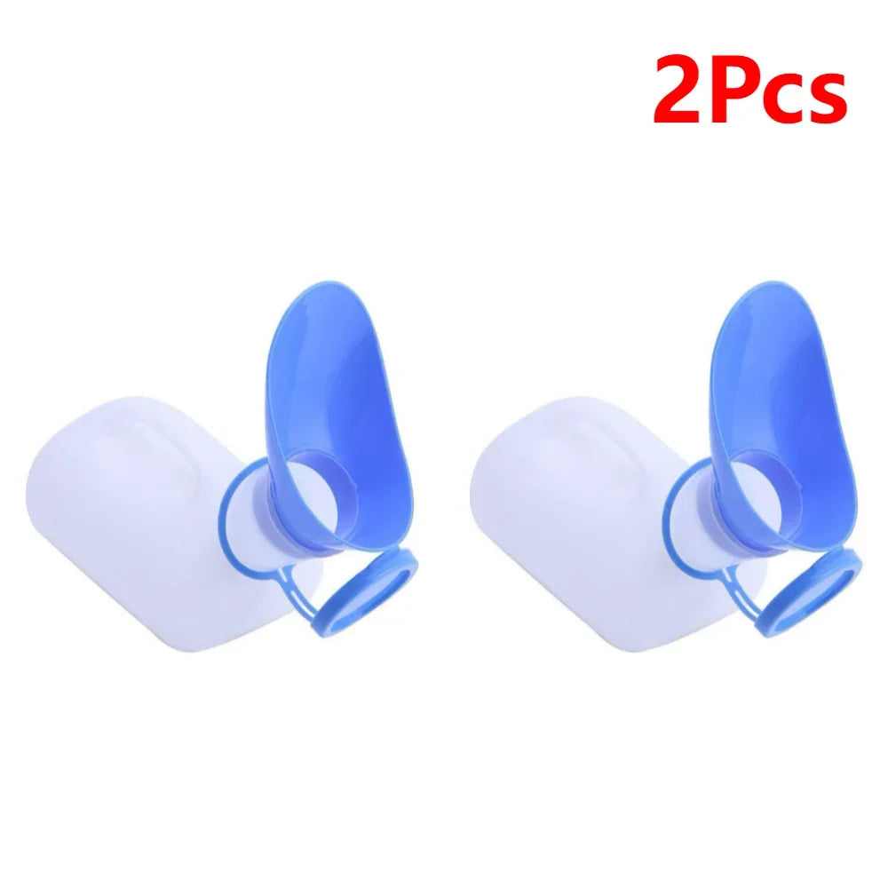 Portable Urinal Bottle Kit &ndash; Travel Ready and Reusable 2Pcs