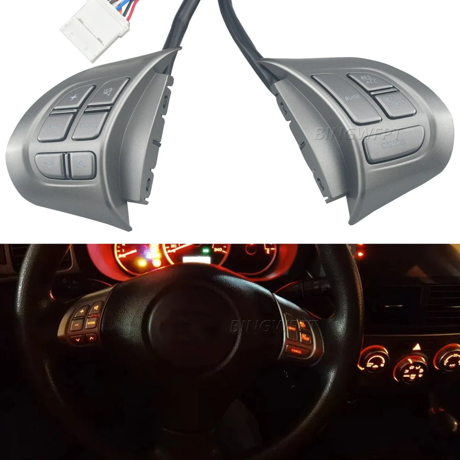 Butonul audio pentru volanul de direcție cu funcție de cruise pentru Subaru Forester 2008-2010 cu iluminare de fundal