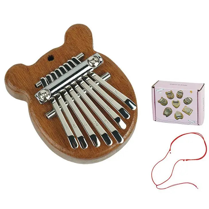 8 Key Mini Kalimba &ndash; Exquisite Finger Piano Pendant Gift