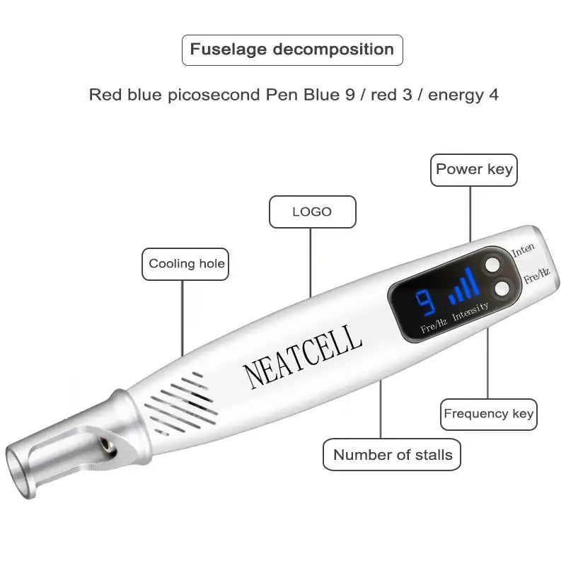 Picosecond Laser Pen For Scar Removal Blue Light Therapy