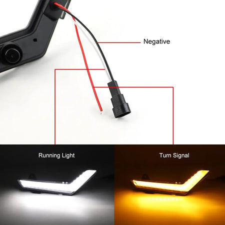 ATV LED Turn Signal Lights Front DRL Turn Signal Light for Can-Am Defender 2020+ Defender Max 2020+ Commander 2021 by InterCyprus Trading Ltd