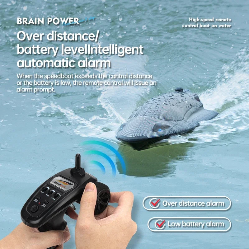 RC Boat High Speed Racing Ship 25KmH - Waterproof Speedboat