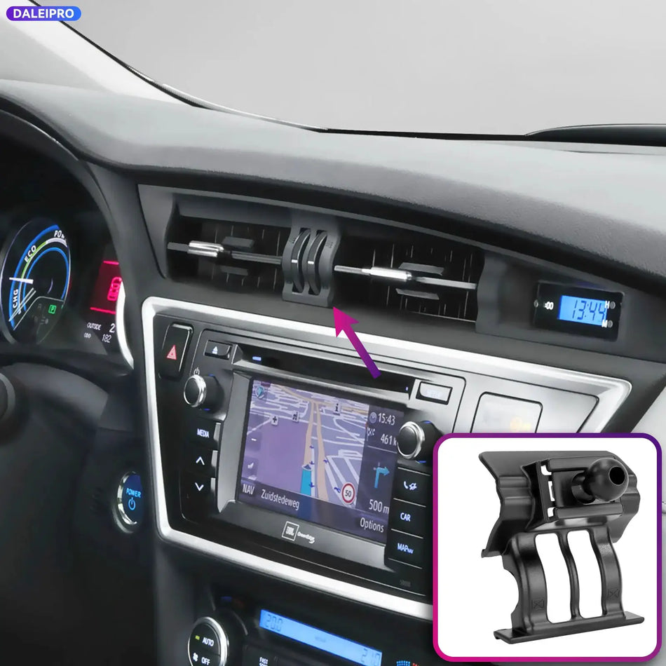 Secure ABS Phone Holder Base For Toyota Corolla E170 MK11 by InterCyprus Trading Ltd