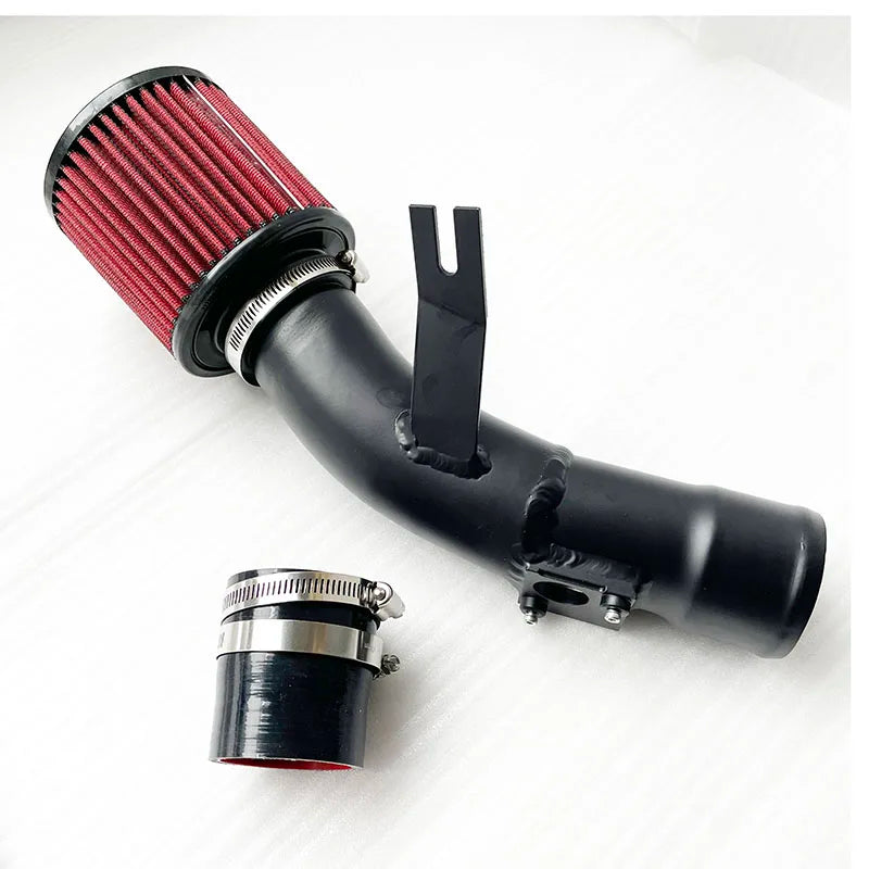 Kit de admisie de aer rece pentru Honda Civic 1.5 Turbo cu filtru din aluminiu, finisaj negru pentru performanță cu flux mare