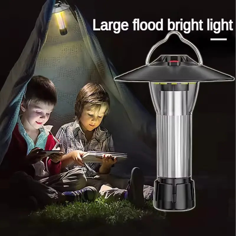 Outdoor Camping Lantern With Magnetic Base &ndash; Five Modes