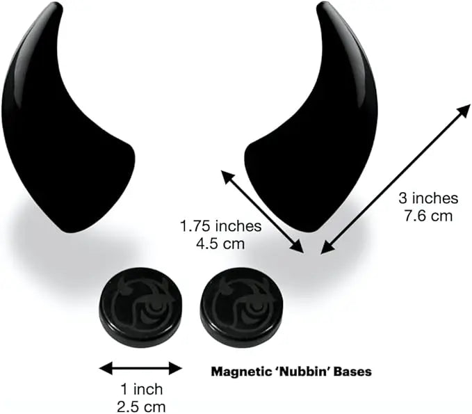 AirStreamz Cycling Wind Noise Reducer Devil Horns Helmet Cover &ndash; Aerodynamic Noise Reduction Bull Horn Decoration / M