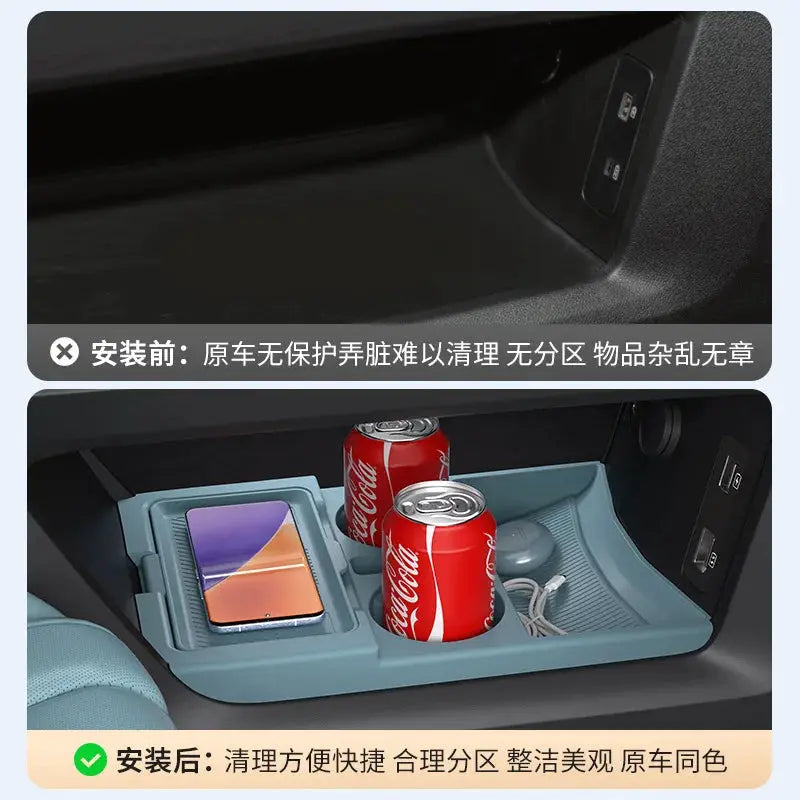 For JETOUR T1 2025 central control storage box glasses storage box car supplies modification accessories by InterCyprus Trading Ltd