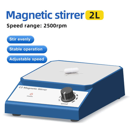 C2 Magnetic Stirrer &ndash; High Power 2500 RPM With Stir Rod